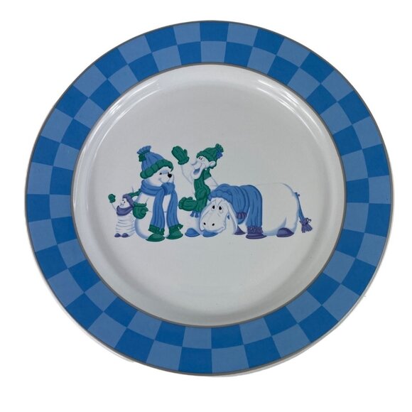 Walt Disney World Other - Walt Disney World Winnie The Pooh & Friends Winter Themed 8" Multicolor Plate
